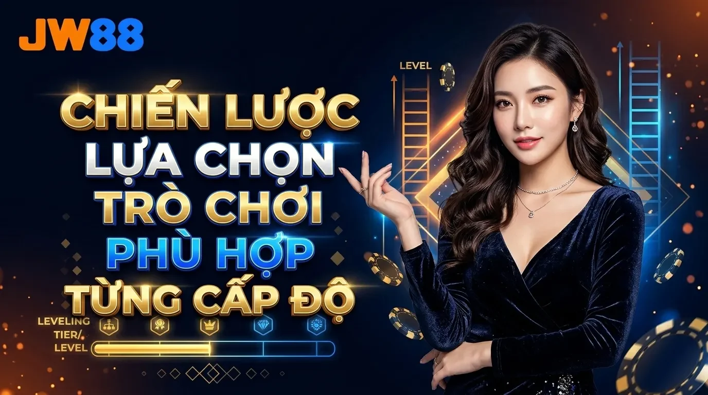jw88 chien luoc lua chon tro choi phu hop tung cap do