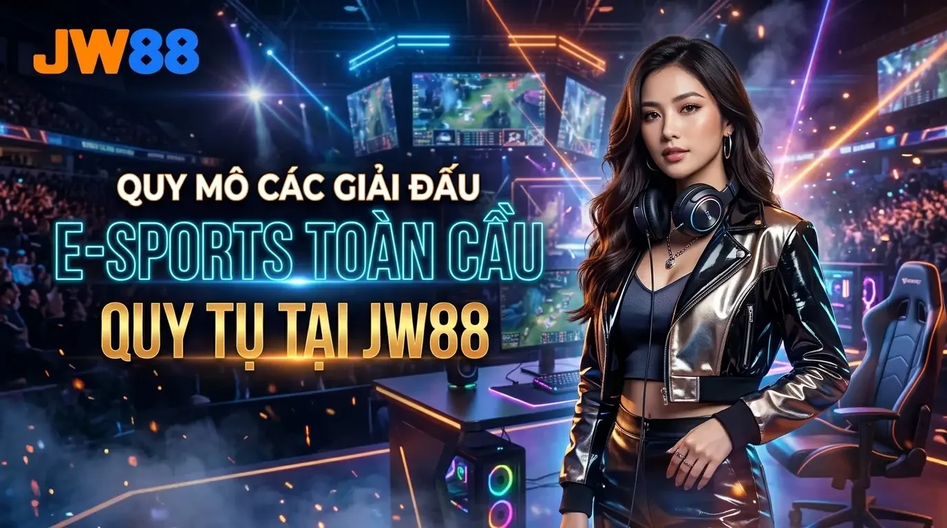 jw88 quy mo cac giai dau e sports toan cau quy tu tai jw88
